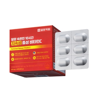 일양 속편한 10 시간 지속성 중성 비타민 C 810mg x 60 정