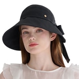 안드레아바나 여성 리본 바이저햇