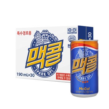 맥콜 190ml x 30 x 2팩
