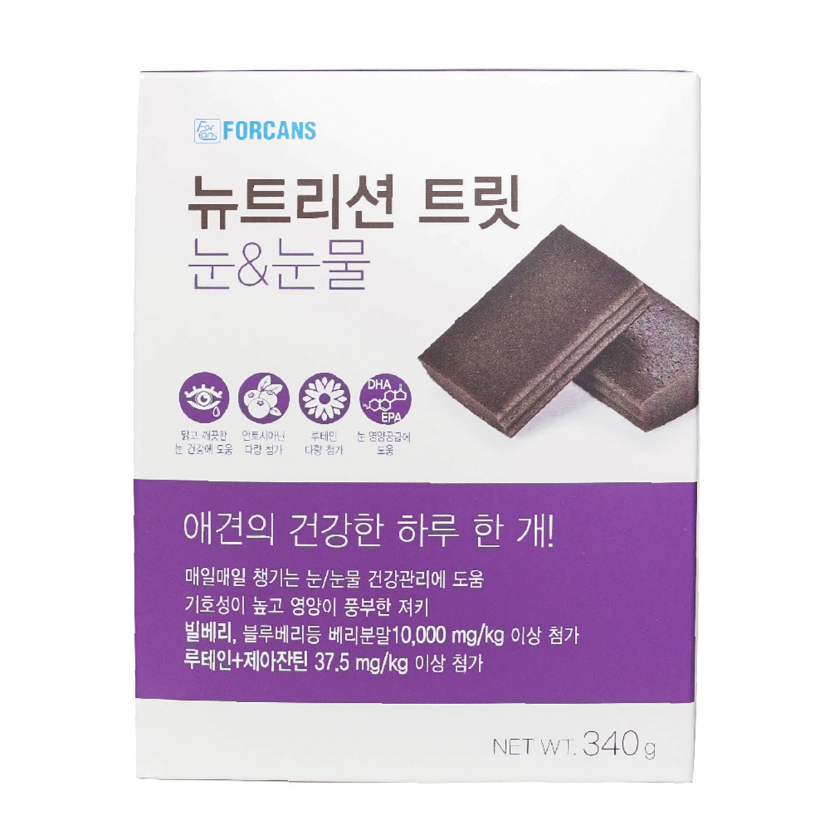 뉴트리션 트릿 애견 영양제 (관절/눈/피부) 340g