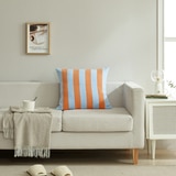 알러텍트 테리 데코 쿠션 - 블루/오렌지