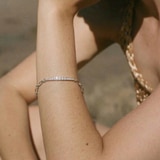 클라베드제이 14K 골드 0.41ctw 다이아몬드 팔찌 트리나