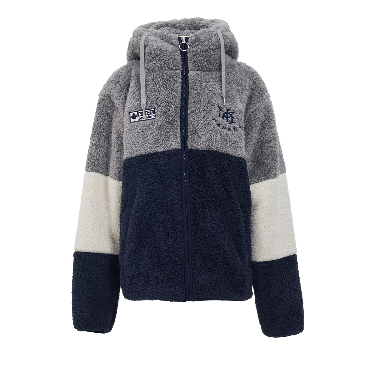 노이즈 남성 셰르파 후드 재킷