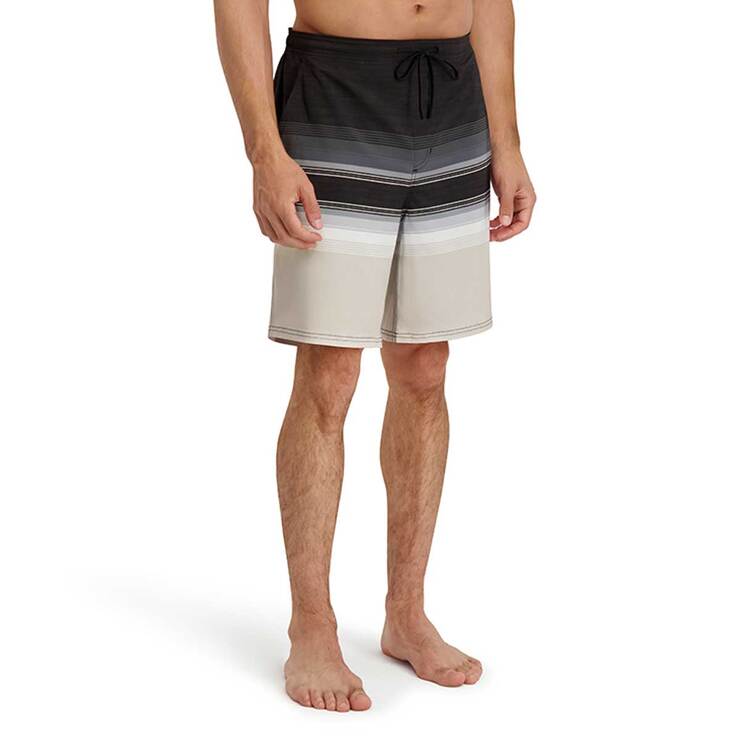 커클랜드 시그니춰 남성 반바지 수영복 - 블랙스트라이프