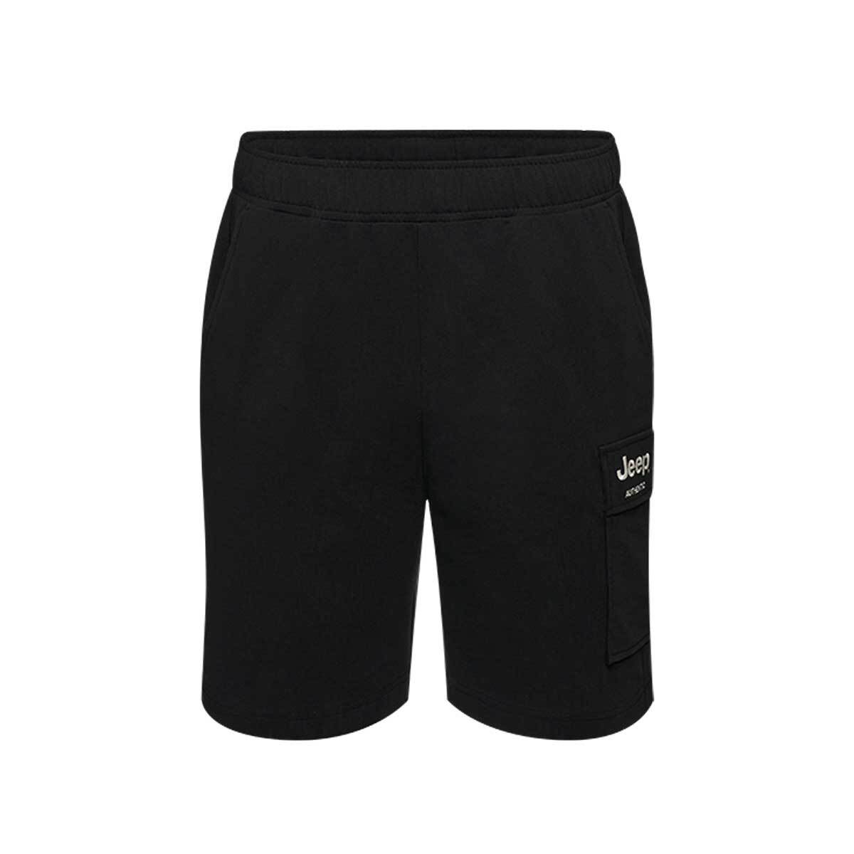 지프 남성 카고 반바지 - 블랙