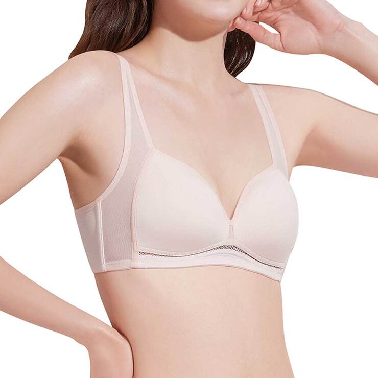 트라이엄프 노와이어 인견 쿨브라 2매 - 연베이지/베이지, 80A 트라이엄프 노와이어 인견 쿨브라 2매 - 연베이지/베이지, 80A