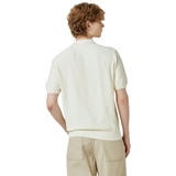 바인 남성 수피마코튼 100% 반소매 폴로 - 아이보리, XL