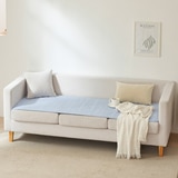 루마인 홈 양모 소파패드 60x180cm - 웨이브 라이트 블루 루마인 홈 양모 소파패드 60x180cm - 웨이브 라이트 블루