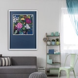 지클레 아트포스터 56x80cm - 풍요로운 꽃-반짝임(앤 오람)