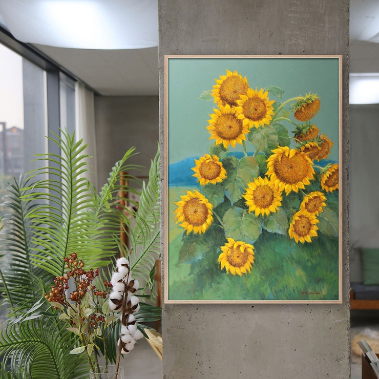 지클레 그림 액자 91x61cm - 행복 지클레 그림 액자 91x61cm - 행복
