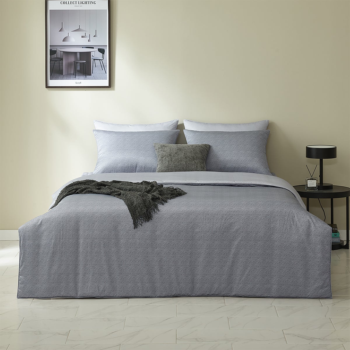알러텍트 알러지 케어 무봉제 이불 - 퀸, 그레이 (네이든)