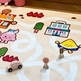 한일카페트x브레드이발소 키즈 러그 150x200cm - 도로놀이 빌리지