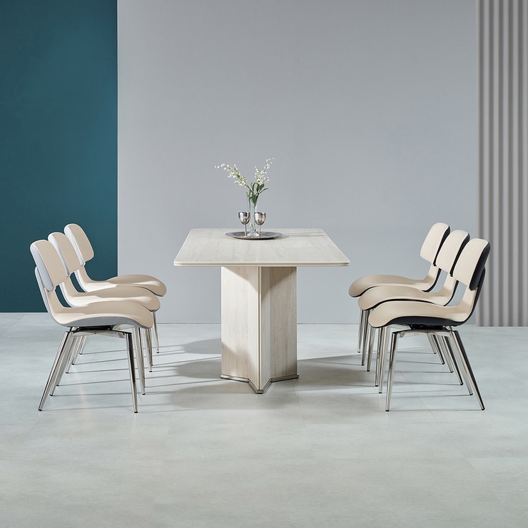 더리치 회전 6인 세라믹 식탁세트 2000