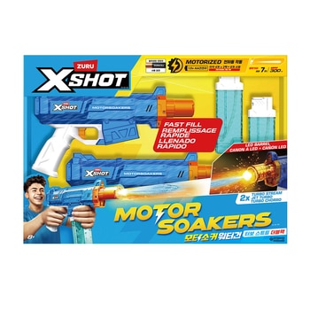 주루 엑스샷 모터 소커즈 전동 물총 2개