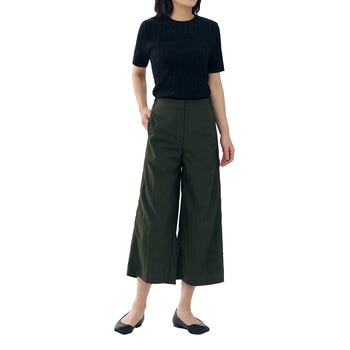 마리끌레르 여성 나일론 혼방 크롭 팬츠