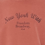 비지트 인 뉴욕 여성 플리스 스웨트셔츠