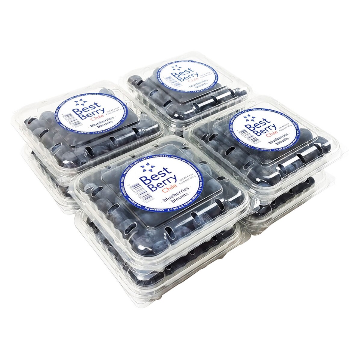 칠레 블루베리 125g x 8팩