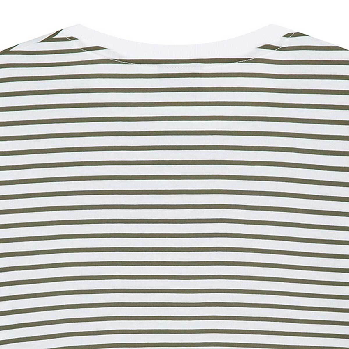컬럼비아 여성 스트라이프 티셔츠 - 카키, S