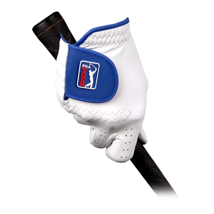 PGA Tour 남성 왼손잡이용 골프장갑 3개(오른손 착용) - 25호(21cm)