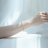 총0.25캐럿 다이아몬드 팔찌14K레이시