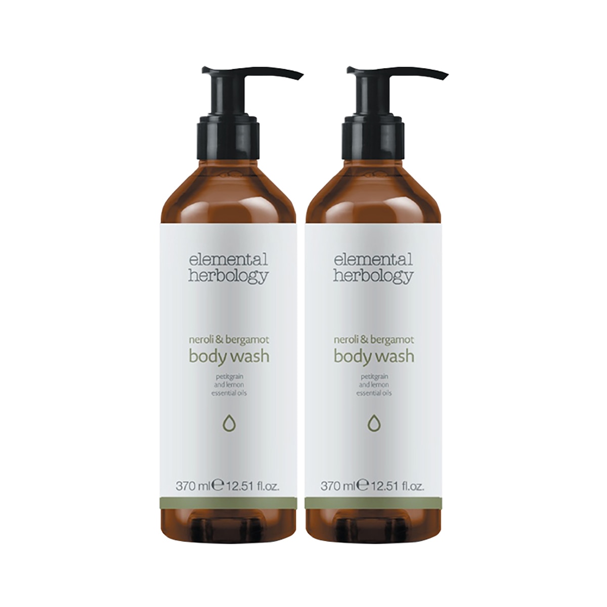 엘리멘탈 허브올로지 바디워시 370ml x 2