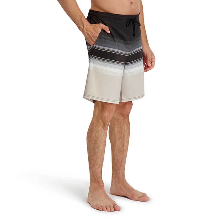 커클랜드 시그니춰 남성 반바지 수영복 - 블랙스트라이프