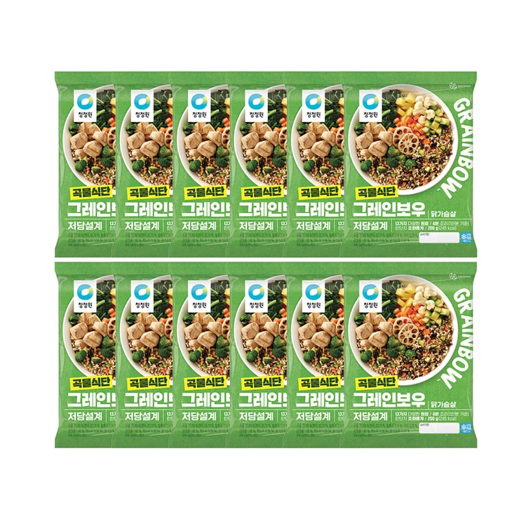 청정원 그레인보우 골라담기(200gx6) x 2