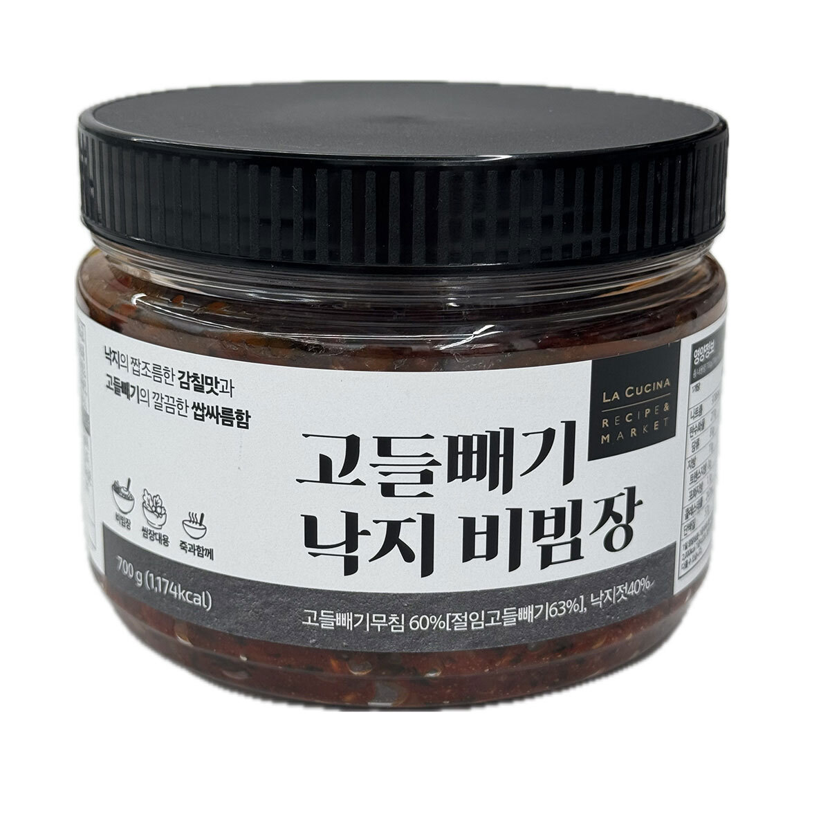 라쿠치나 고들빼기 낙지 비빔장 700g