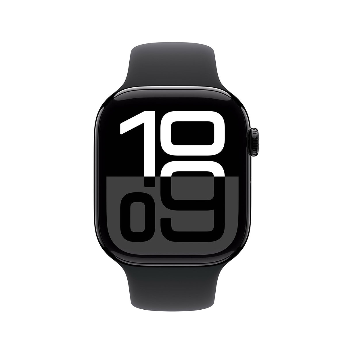 Apple 워치 10 46mm 제트블랙 블랙 스포츠 밴드 - S/M