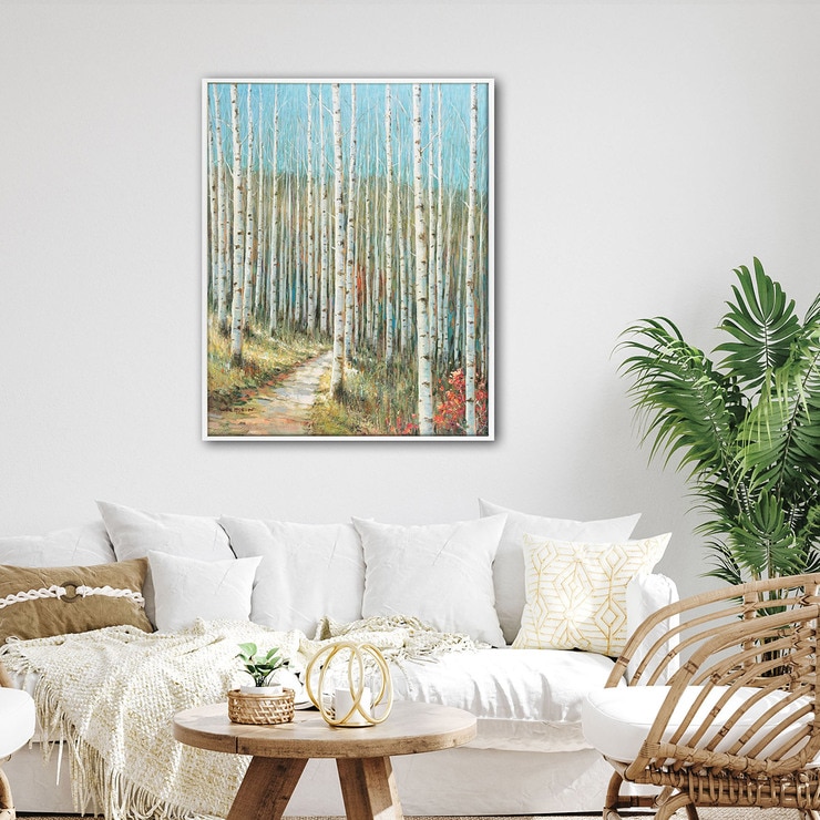지클레 그림 액자 (80 x 60cm 또는 60 x 80cm) - 자작나무 숲길