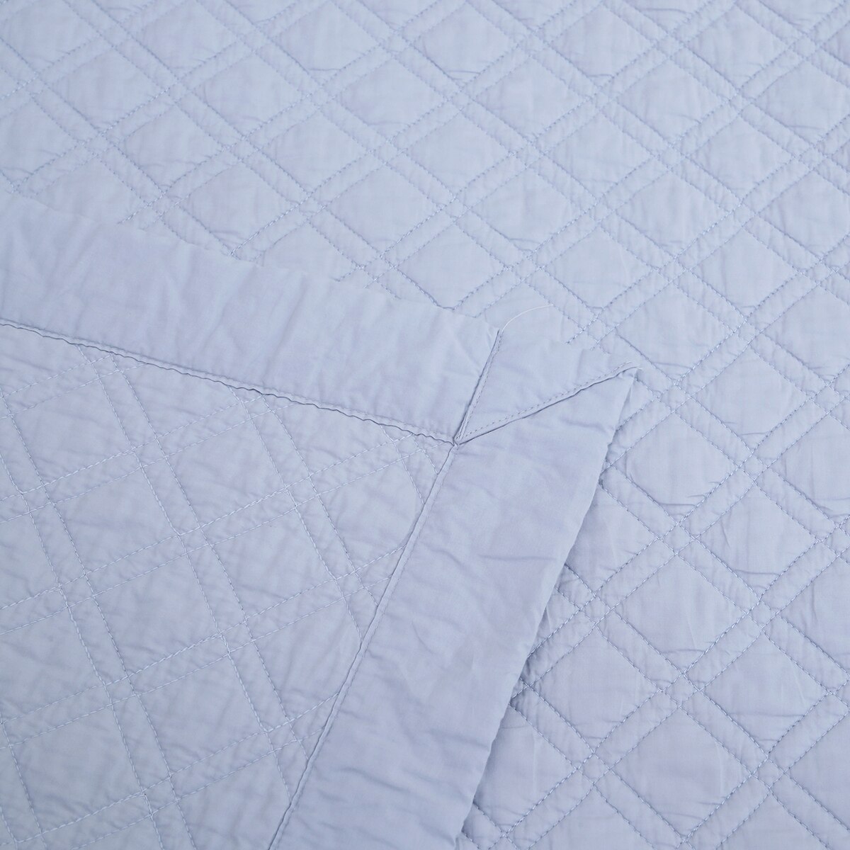 April At Home 뽀모 목화 워싱 패드 - 퀸, 블루