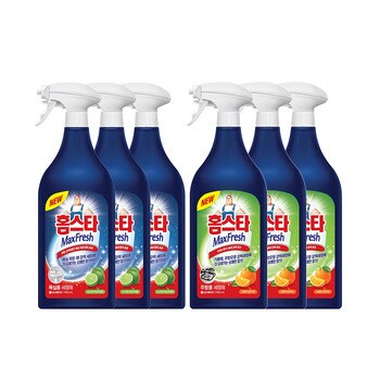 홈스타 욕실 세정제 750ml x 3 + 주방 세정제 750ml x 3