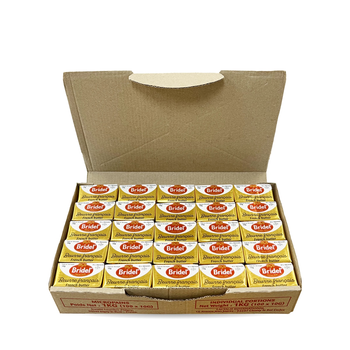 Bridel 무가염 포션 버터 10g x 100ea