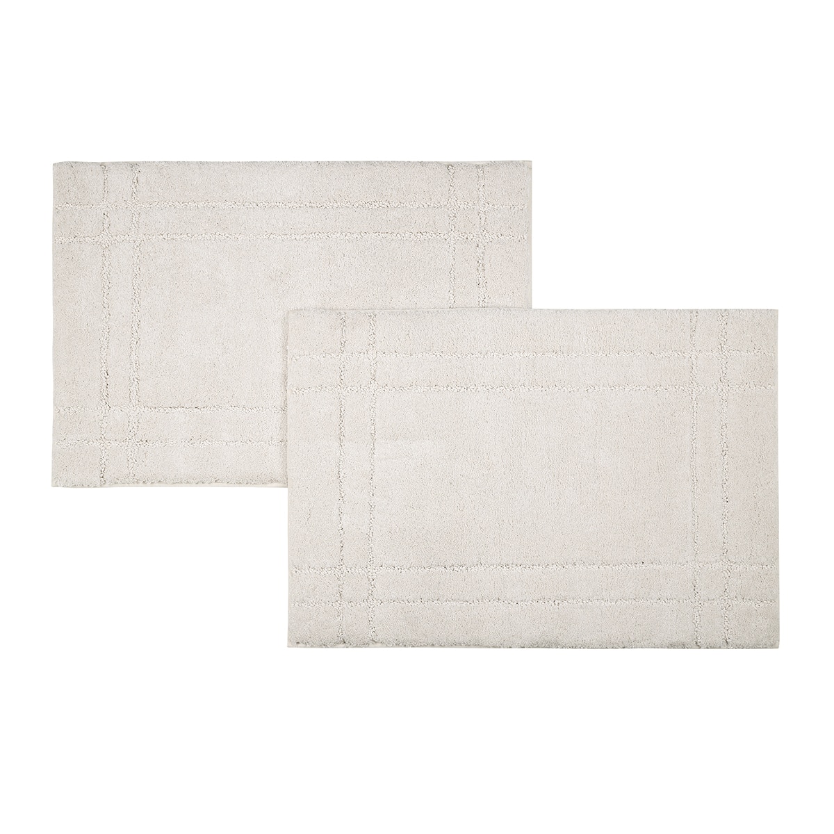 Welspun 멜란지 욕실 매트 2P - 린넨 Welspun 멜란지 욕실 매트 2P - 린넨