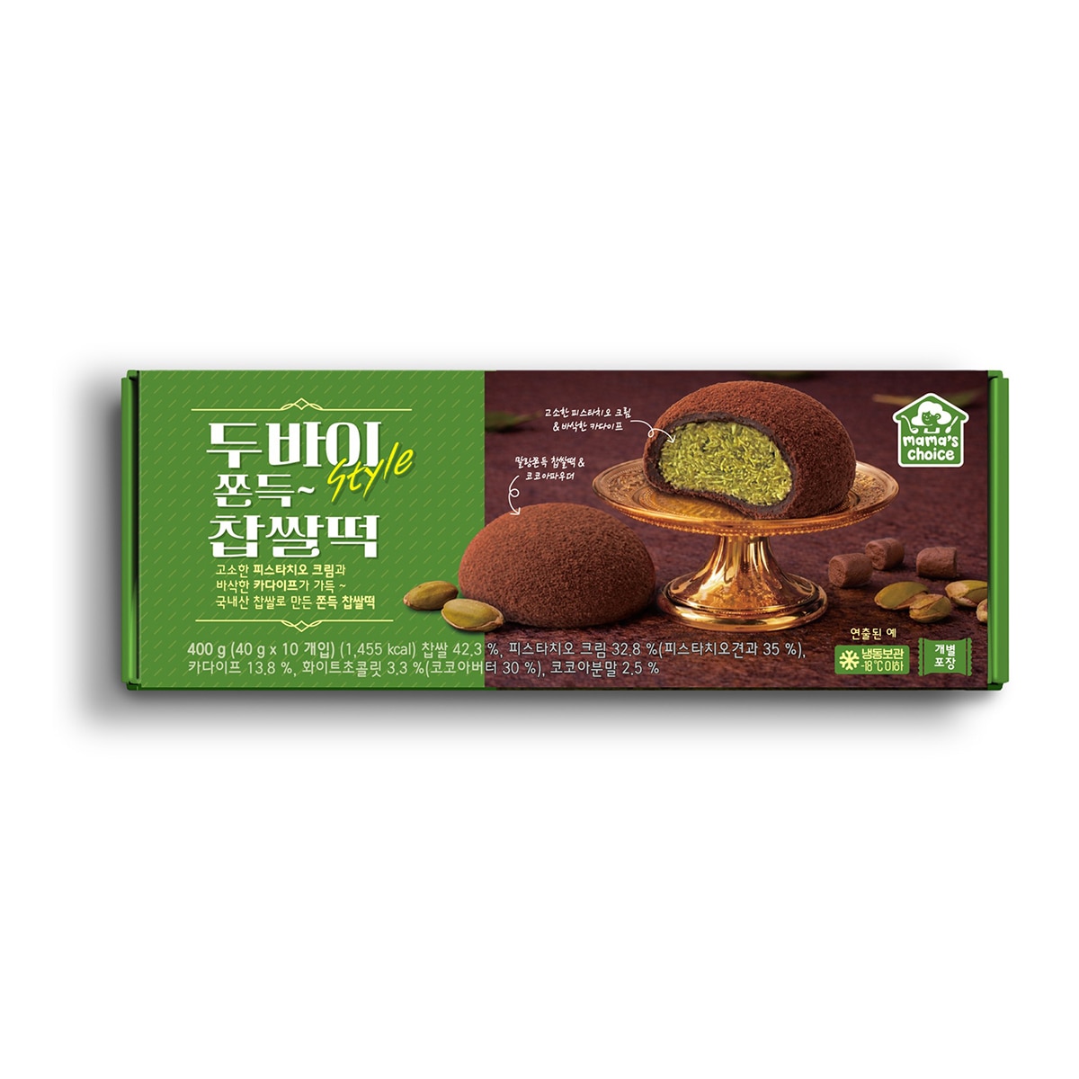 두바이 스타일 쫀득 찹쌀떡 40g x 10 두바이 스타일 쫀득 찹쌀떡 40g x 10