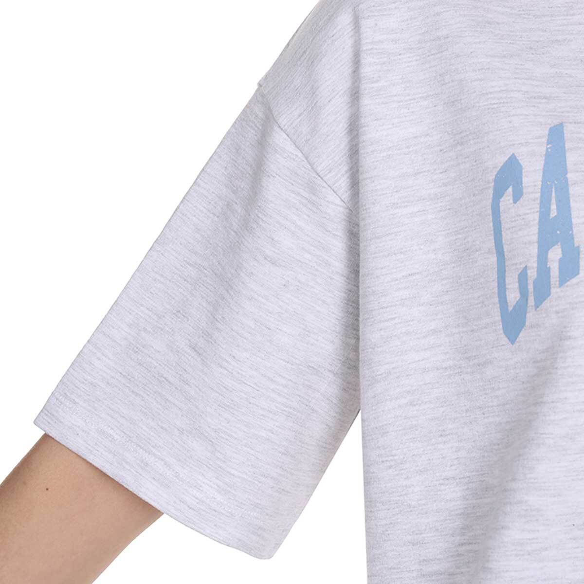 게스 여성 코튼 라운지 상하의 세트 - 라이트 그레이