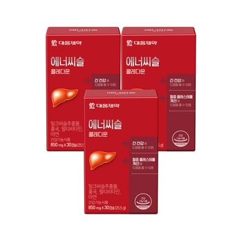 대웅제약에너씨슬밀크씨슬콜레다운850mg x 30캡슐x 3