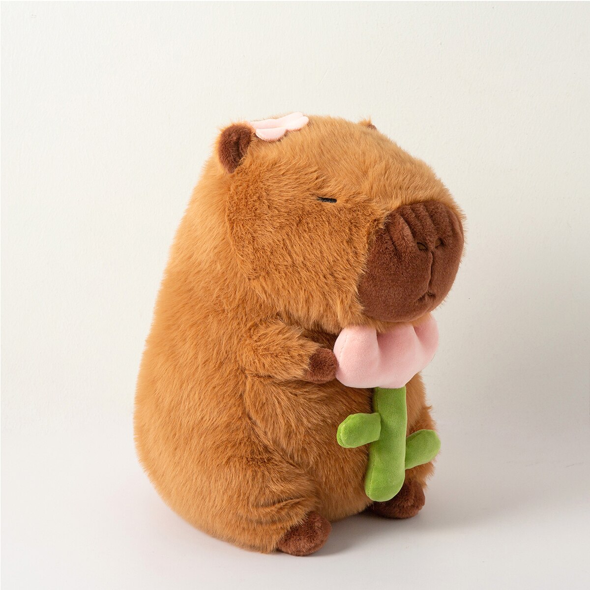 카피바라 딸기모자 인형 33cm - 꽃 카피바라 카피바라 딸기모자 인형 33cm - 꽃 카피바라