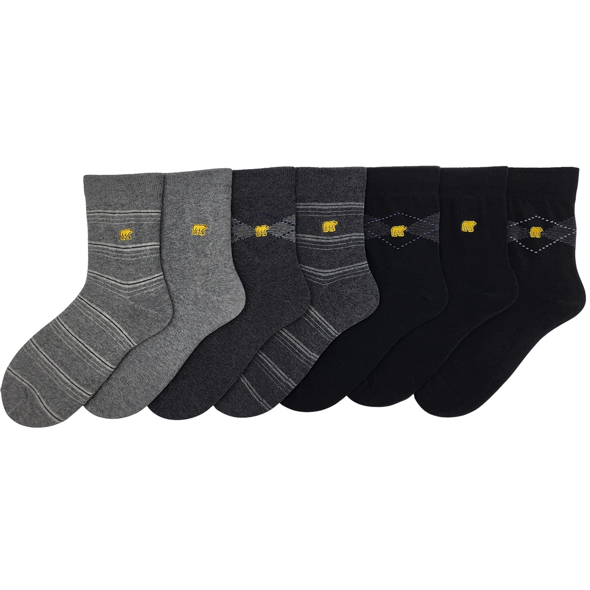 잭 니클라우스 남성 양말 7족 - 아쏘트팩 잭 니클라우스 남성 양말 7족 - 아쏘트팩