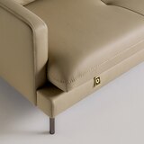 다우닝 코지 전체천연가죽 소파 3.5인