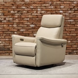 사트바 통가죽 모션스윙 전동리클라이너 1인