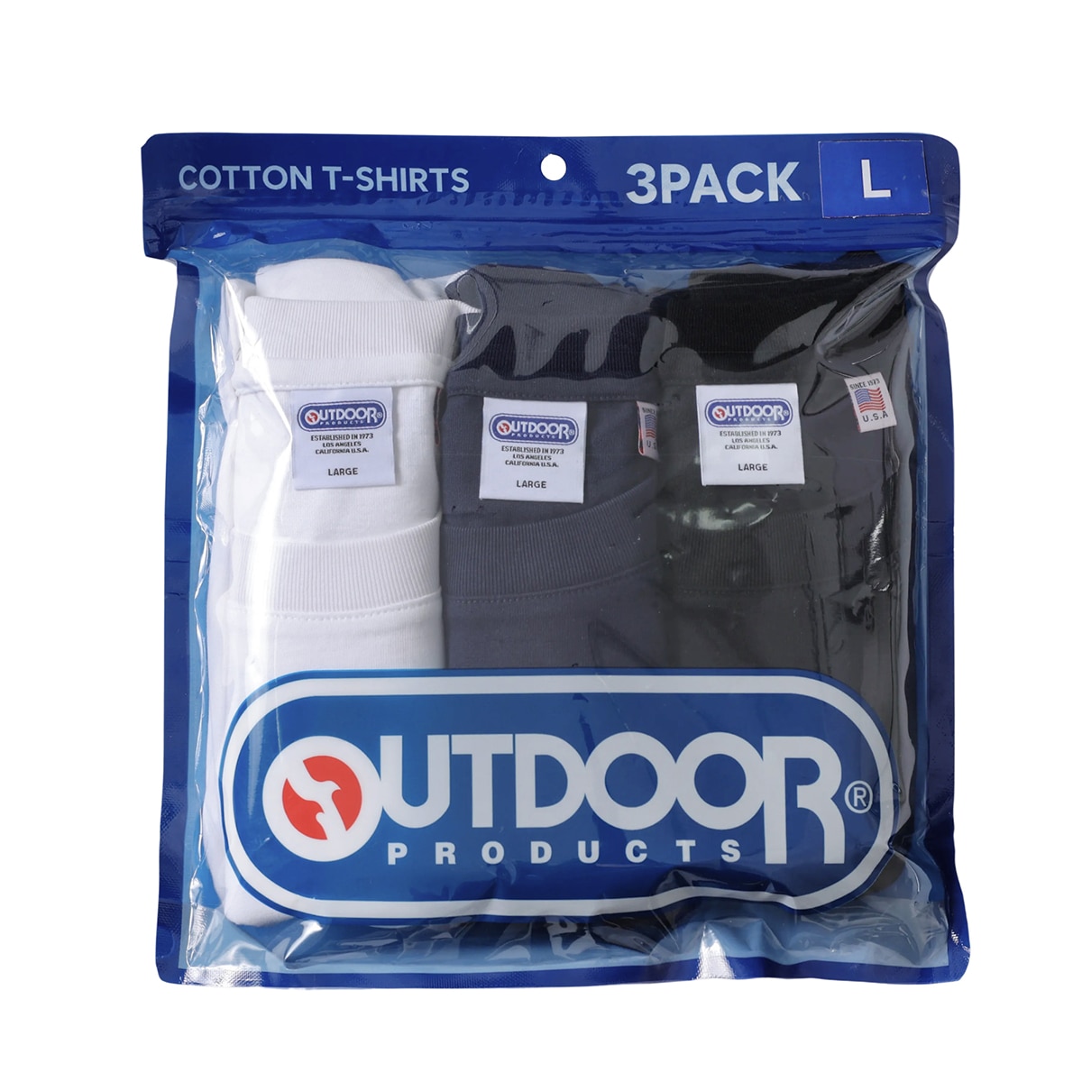 아웃도어프로덕트 베이직 크루넥 티셔츠 3매 - 멀티팩(26SMT), XL