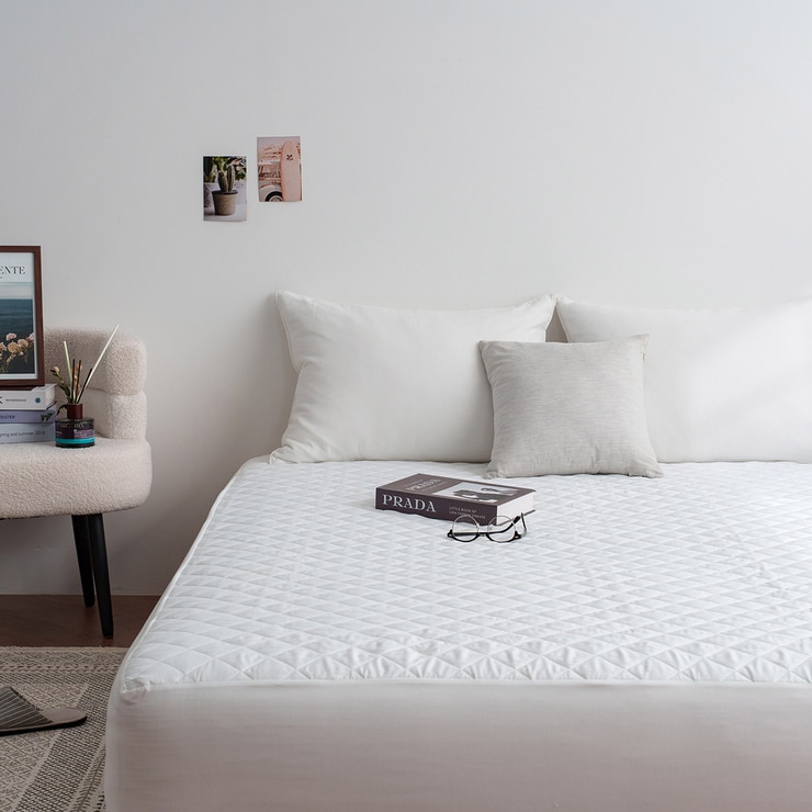 플로티나 방수 누빔 매트리스 커버 - 킹