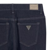 게스 여성 기모 슬림 부츠컷 청바지 - 블루 블랙, 67(27)