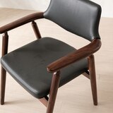 본톤 월넛 원목 의자 CS-048