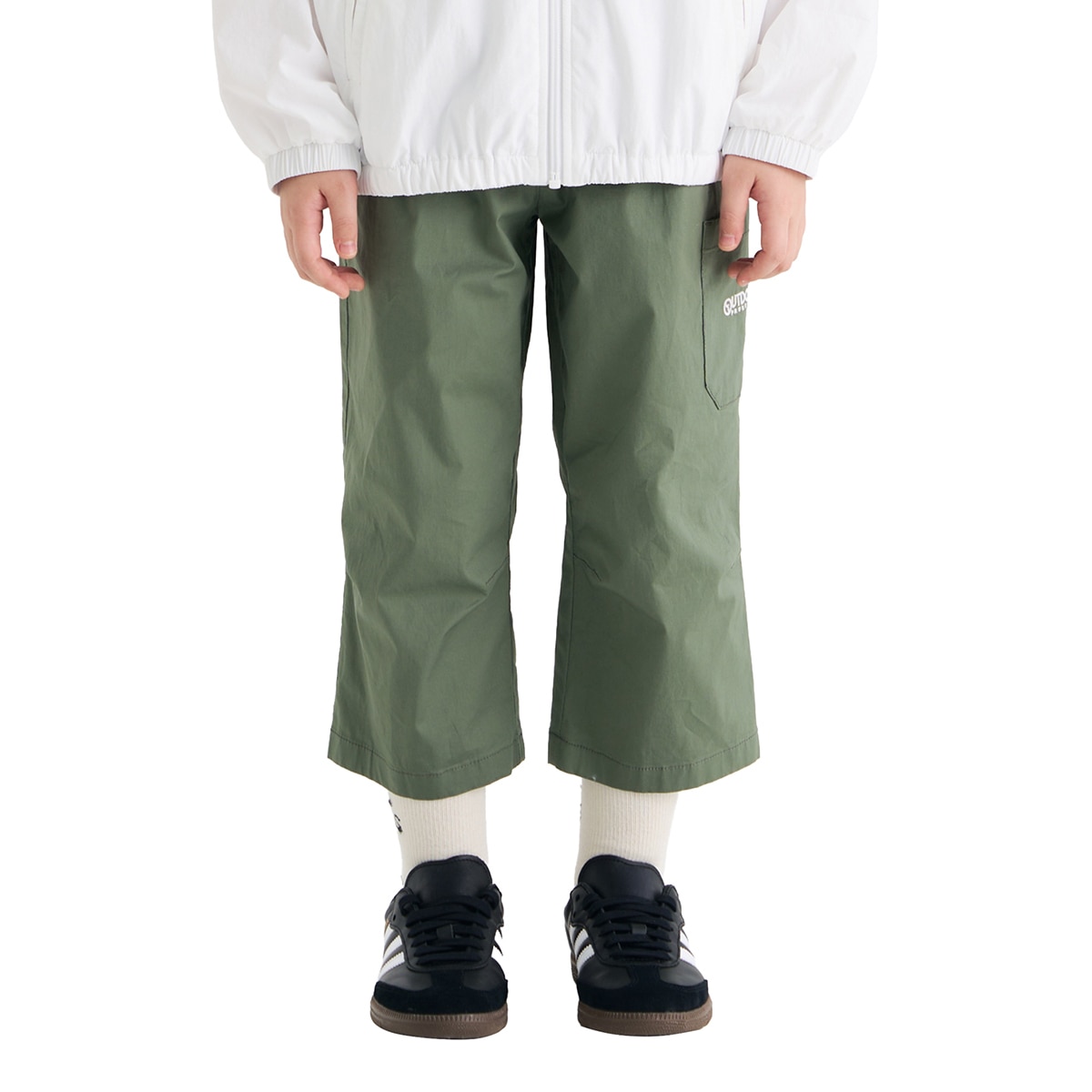 아웃도어 프로덕츠 키즈 우븐 바지 (7부) - 카키