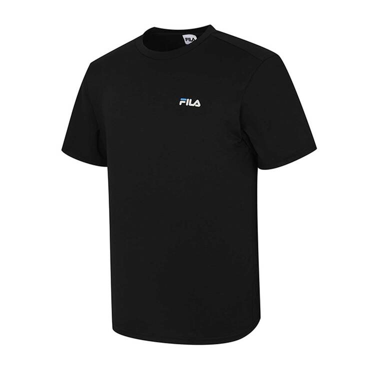 휠라 남성 기능성 반소매 티셔츠 - 블랙, XXL(110)