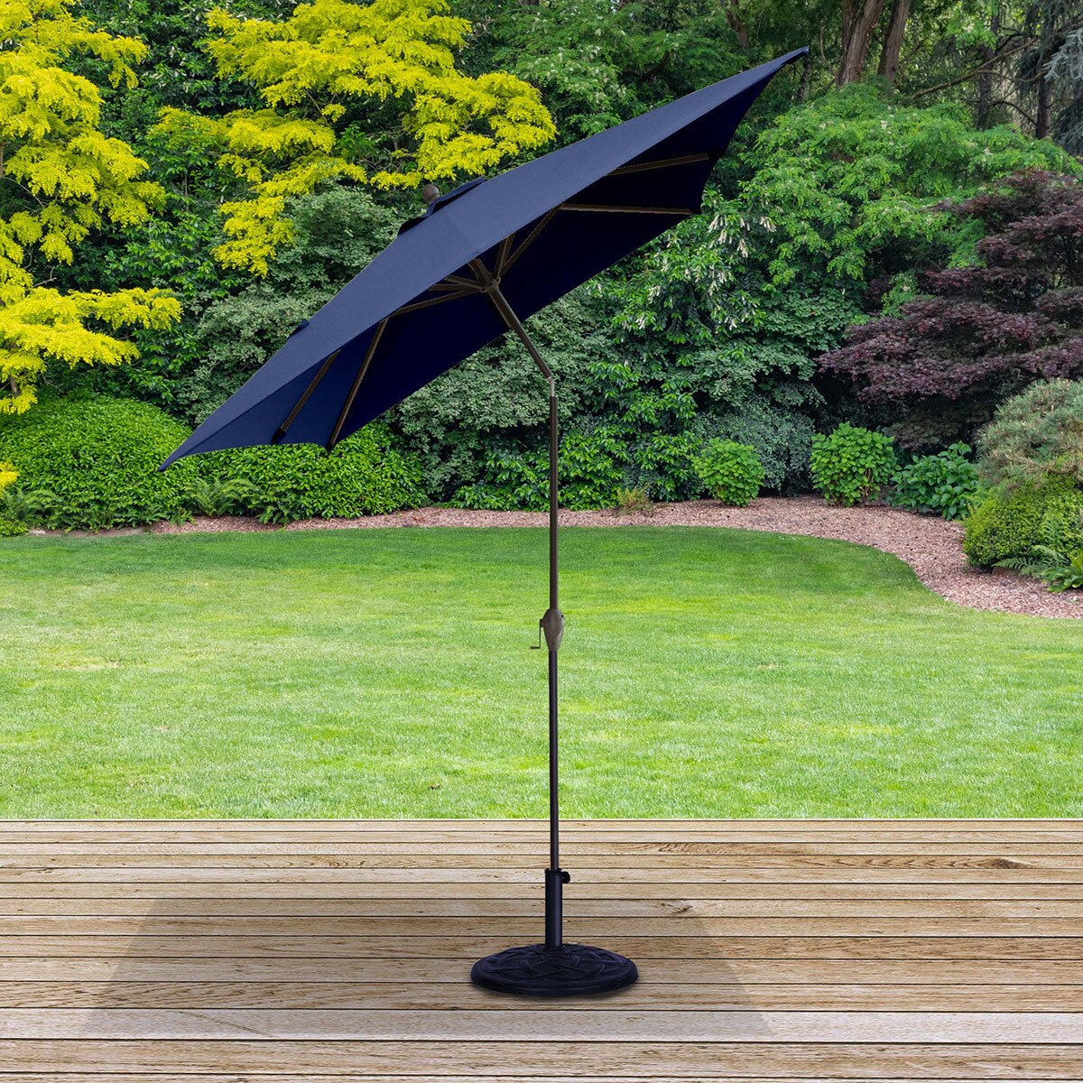 앳레저 사각 우산, 2.1x3.0m 블루