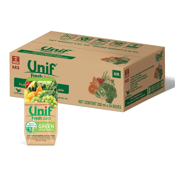 Unif Mixed Green Juice 200ml x 24 687498