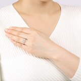 총  0.74캐럿 다이아몬드 반지 루시드